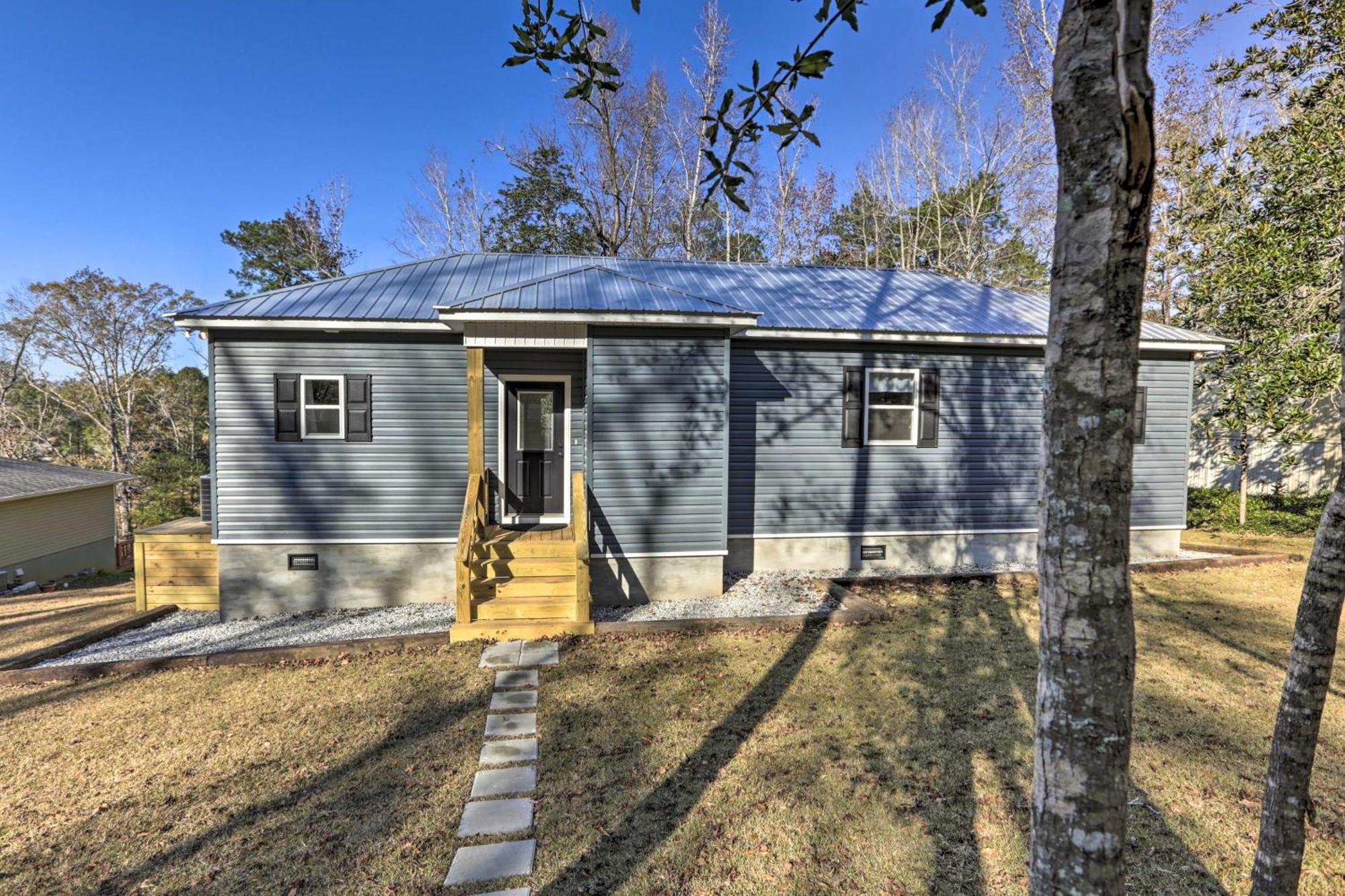 White Oak Creek Home With Views, Deck And Pool Access! Eufaula Luaran gambar