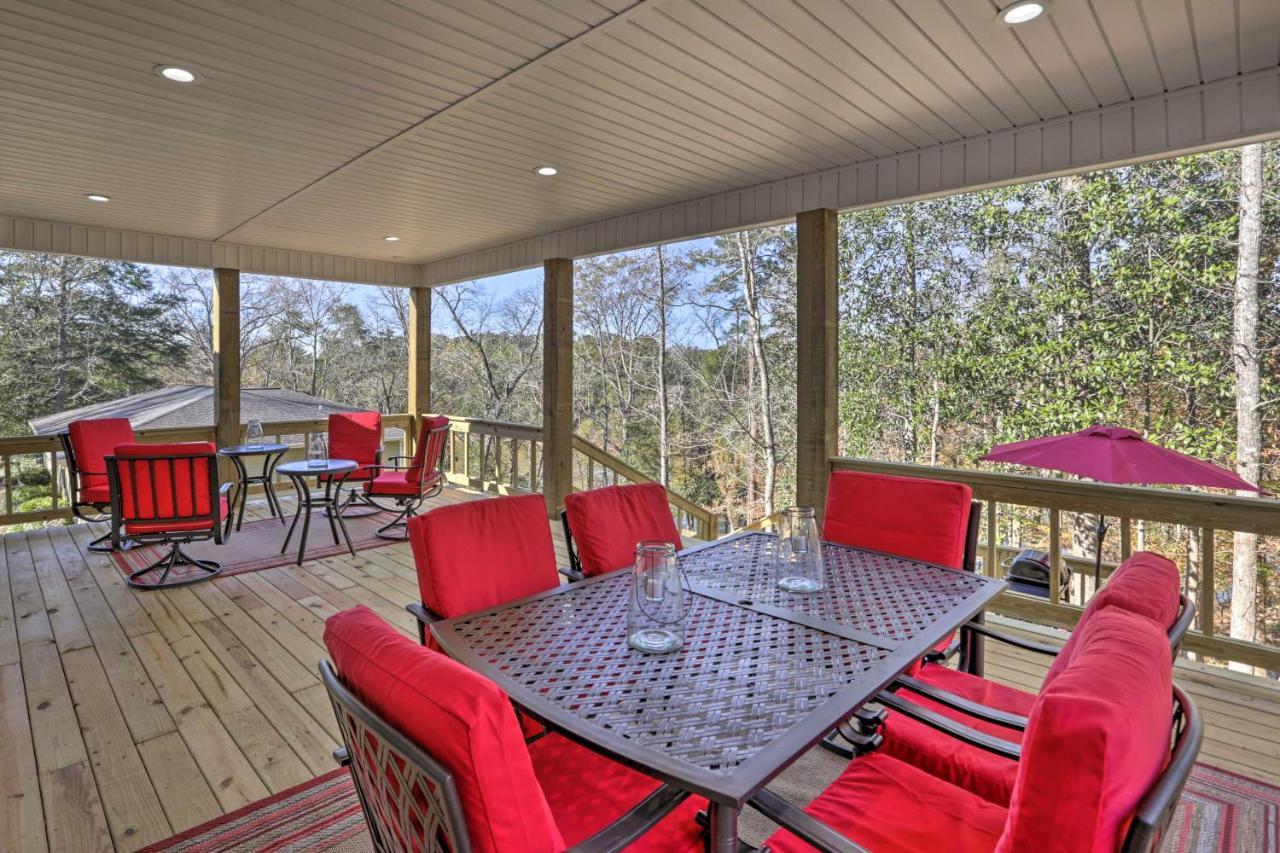 White Oak Creek Home With Views, Deck And Pool Access! Eufaula Luaran gambar