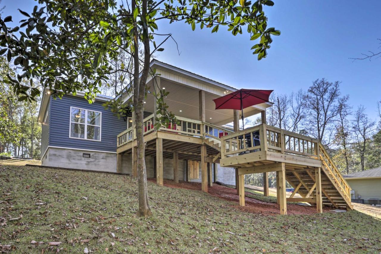 White Oak Creek Home With Views, Deck And Pool Access! Eufaula Luaran gambar